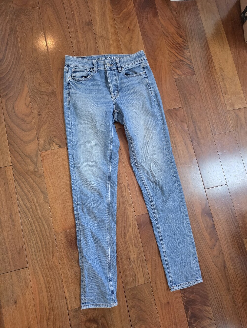 American Eagle Outfitters Light Wash Skinny Jeans - Women's Size 0 X Long
